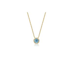 Collier en argent sterling 925 avec une seule pierre Fabriqué en Turquie - Product Image 1