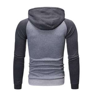 OEM Fashion <b>Hoodie</b> Blank Streetwear Men's Slim Fit Long Sleeve Hooded Sweatshirt <b>Fleece</b> <b>Hoodies</b> - Product Image 6