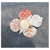 Pinces à cheveux en coquillages, fourniture en gros, fabrication artisanale au Vietnam, accessoires en coquillages naturels pour les marques de mode et de vêtements de plage en gros