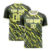 Maillots de football 3D personnalisés avec nom et numéro pour adultes, respirants, légers, imperméables, à séchage rapide, manches courtes, de haute qualité