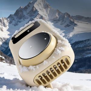 Batería de 2500 mAh, Pantalla Digital LED, Soporte Integrado, Se Puede Colgar en la Cintura, Ventilador de Aire Frío Portátil Multifuncional - Product Image 2