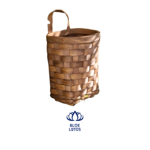 Cesta de mimbre para colgar en la pared, decoración del hogar, el mejor precio de Vietnam - Product Image 1