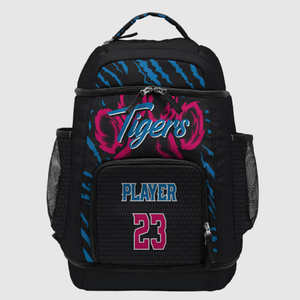 Sac à dos unisexe avec logo personnalisé, design tennis, vente en gros, fabrication sur mesure, sac à dos de cheerleading sublimé, qualité supérieure - Product Image 4