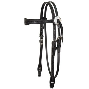 Licol de cheval imprimé personnalisé Premium de haute qualité en cuir de vachette équestre bride Headstall et collier de poitrine - Product Image 3