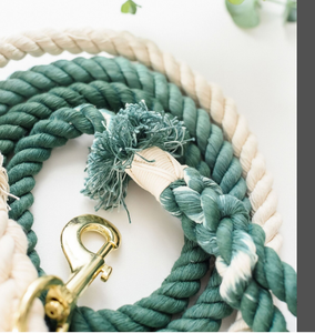 Stone Grey Organic Cotton Rope Dog <b>Leash</b> <b>Pet</b> Supplies Accessory Customized Colored Cotton Rope Handmade Dog <b>Leash</b> <b>Pet</b> <b>Leash</b> Set - Product Image 3