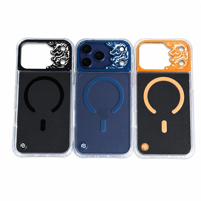 TPU Acrylic Phone Case Aluminum Camera Frame Magnetic Wireless Charging Shockproof for iPhone 14-17 OEM ODM Manufacturer China