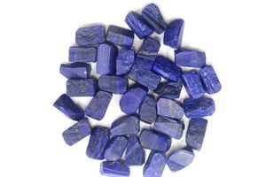 Vibrant Blue 10 Pièces Set 18-20 MM Cristal Naturel Lapis Lazuli Yoga Pratique Pierre Brute Symbole Royauté Pierres Précieuses Lâches - Product Image 4