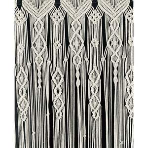 Cortina de Macramé Boho Hecha a Mano, Adorno de Pared de Macramé para Decoración del Hogar Estilo Bohemio - Product Image 2