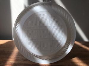 Petites assiettes de désert rondes en PP de 170mm de haute qualité, ustensiles de cuisine ménagers réutilisables au micro-ondes, vaisselle HoReCa mono - Product Image 5