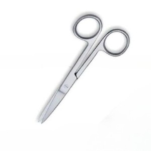 Ciseaux chirurgicaux droits et tranchants de 13 cm en acier inoxydable à usage unique pour pansements, coupes de sutures et procédures générales - Product Image 5