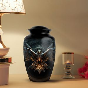 Urnes de crémation d'aigle pour hommes cendres urnes de sépulture pour hommes adultes cendres humaines femmes cendres uniques taille personnalisée - Product Image 6