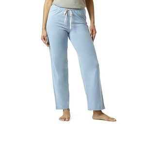 Pantalones de chándal informales de talla grande para mujer, pantalones de Color sólido con diseño personalizado, cierre de cintura elástica para la temporada de primavera, cómodos BD - Product Image 1