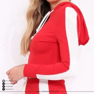 Conjunto Deportivo Mawra de Alta Calidad OEM, Felpa de Poliéster, Informal, de Secado Rápido, con Franja Lateral Sublimada, para Correr y Trotar - Product Image 2