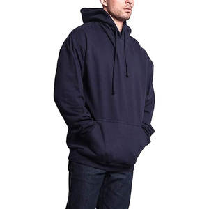 Sweat à capuche d'hiver en coton polaire épais pour hommes avec impression de marque et logo brodé Offre Spéciale de conception unie personnalisée - Product Image 3