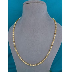 Ensemble de collier à l'aspect simple polonais or à la mode pour les femmes Collection de fêtes de mariage pour les femmes et les filles - Product Image 1