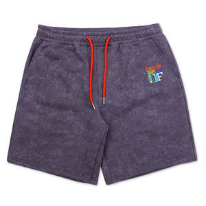 Pantalones Cortos de Algodón 100% para Hombre Qianzun, con Logotipo Bordado Personalizado, Lavado Intenso, Teñido al Sol, Estilo Urbano, Cierre con Cordón - Product Image 6