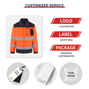 Chaqueta DE SEGURIDAD reflectante de alta visibilidad unisex Ropa de trabajo de protección industrial Ropa DE SEGURIDAD reflectante - Product Image 4