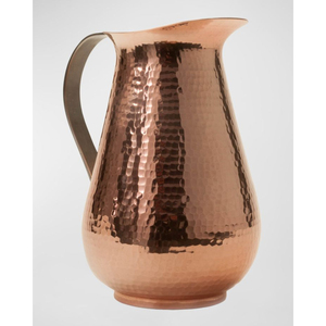 Carafe à eau de haute qualité en cuivre, texture martelée, aspect élégant, vente chaude, articles ménagers pour la maison, l'hôtel et la cuisine - Product Image 6