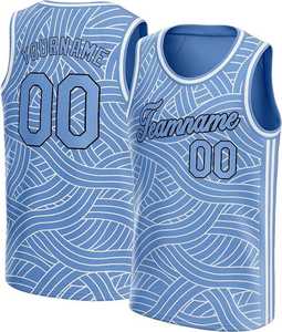 Offres Spéciales dernière conception maillot de basket-ball maille respirant professionnel compétition qualité tissu unisexe maillot de basket-ball maillot - Product Image 5