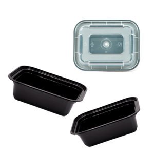 Recipiente de plástico para alimentos con tapas Uso para microondas como fiambrera de almacenamiento de embalaje personalizado de fábrica de Vietnam - Product Image 3