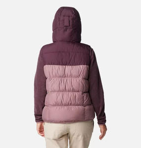 Best Selling OEM Women's Winter Jacket by Moonvista Hooded Puffer Bodywarmer with Full Zip Breathable Bubble Knitted Design - Product Image 2