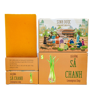 Jabón de hierbas de hierba de limón cúrcuma natural, jabón corporal de baño orgánico hecho a mano, proveedor mayorista de Vietnam - Product Image 1