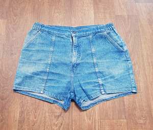 Vintage S Taille Denim Shorts Jeanagers Autre Artisanat Jeans Pantalon Court - Product Image 1