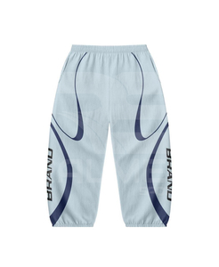 ชุดวอร์มกันลม กางเกงขายาวแบบยืดหยุ่นและเสื้อแจ็คเก็ตมีฮู้ด ผลิตจากไนลอน 100% พร้อมโลโก้ DTF แถบสะท้อนแสง ชุดวอร์มกันลมสำหรับทำงาน - Product Image 6