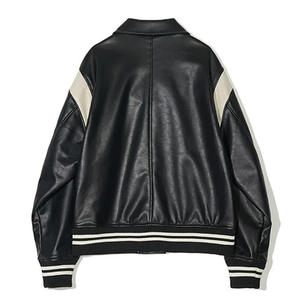 Varsity Bomber Jacket Chaqueta Varsity de buena calidad Diseño superior Tallas grandes Oem Bordado especial Chaqueta de béisbol personalizada para hombres - Product Image 2