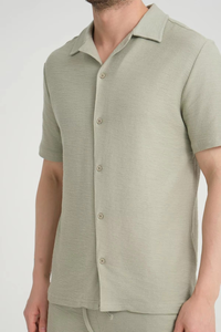 Ensembles courts pour hommes 2 pièces décontractés respirants d'été, survêtements à manches courtes en polyester/coton pour la course à pied - Product Image 6