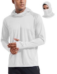 OEM Sweat à capuche de sport respirant à manches longues UPF50 + pour hommes, imperméable, avec masque, grande taille pour adultes - Product Image 1