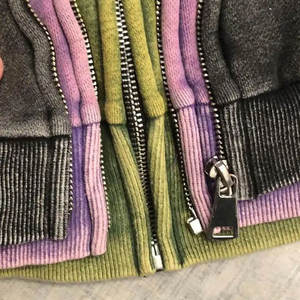 เสื้อฮู้ดผ้าฝ้าย100% แบบมีซิประบายอากาศได้ดีโลโก้ออกแบบได้ตามต้องการ - Product Image 5