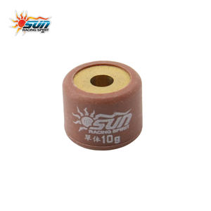 ลูกกลิ้งถ่วงน้ำหนัก CVT สำหรับสกู๊ตเตอร์ BEAT/ICON ของ SUN Racing Taiwan ขนาด 16x13 มม. น้ำหนัก 10 กรัม ผลิตจากทองเหลือง ทนทานต่อการสึกหรอเป็นพิเศษ อัพเกรดใหม่สำหรับการแข่งขัน - Product Image 3