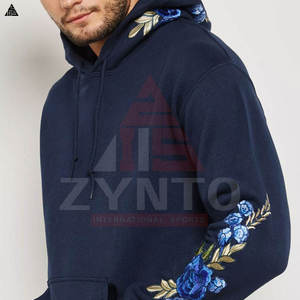 Sudadera con Capucha Bordada de Moda a Precio Mayorista, Sudadera con Capucha Estampada y Bordada, Sudadera con Capucha de Algodón de Alta Calidad para Hombre - Product Image 3