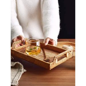 Bandejas decorativas Buena calidad Artesanía hecha a mano Lujo decorativo Diseño personalizado Fabricante de Vietnam - Product Image 6