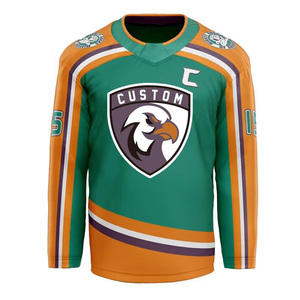 OEM Custom Sublimation Quick Dry Ice Hockey Jersey Polyester Breathable Team Uniform Hockey Jersey - Product Image 1