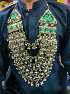 Haute qualité mariée Afghani Vintage ensembles de bijoux Style afghan Tribal Kuchi à la main couleur dorée ensemble de bijoux confortable - Product Image 5