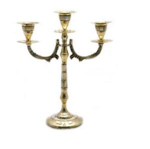 Chandelier indien de haute qualité avec cinq lumières, support de chandelier décoratif en métal de Table en gros - Product Image 5