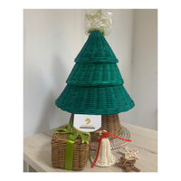 Décor d'arbre de Noël en rotin naturel Ornements en osier naturel Ornements de Noël Boho Personnaliser au prix d'usine-CARYLN
