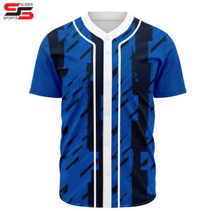 Logotipo personalizado nombre al por mayor Vintage raya sublimación juventud personalizada béisbol Softball desgaste camisetas de béisbol - Product Image 1