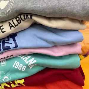 Sweat-shirts à capuche surdimensionnés pour hommes, streetwear personnalisé, tailles plus grandes, assortiment en gros, épaules tombantes - Product Image 4