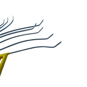 Batumi Edition Juego de varillas de reparación de abolladuras sin pintura en forma de arcoíris de doble curva de 10 piezas 25cm 35cm 50cm 60cm 70cm Reparación de cuerpo de punta afilada - Product Image 1