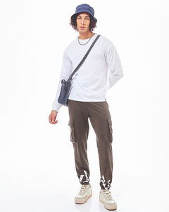 Venta al por mayor de pantalones Cargo Jogger impresos para hombre y pantalones casuales de algodón transpirable fabricante de pantalones de calle OEM ODM secado rápido - Product Image 2