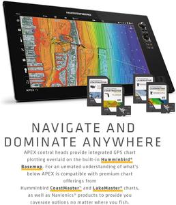 LISTO PARA ENVIAR: Chartplotter GPS Humminbird APEX 16 VX MEGA SI+ con Bluetooth y Pantalla para Pesca - Product Image 3