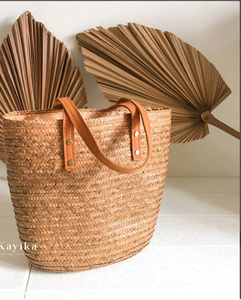 Sac de paille tissé à une épaule pour dames Sac tissé à la main Sac de paille Crochet Macramé Sacs de plage directement du fournisseur indien - Product Image 2