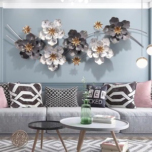 Minimalist Metal Wall Art Multicolor Floral Designer for Home Decoration for Living Room Hall Wedding Easy Hanging Diwali Gift - Product Image 5