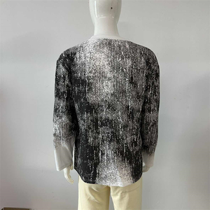 Camiseta de verano de algodón 100% con estampado DTG de gran tamaño personalizado para hombre, ropa de calle de manga larga de alta calidad - Product Image 2