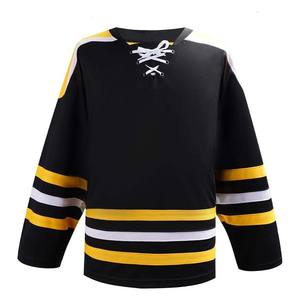 Venta al por mayor camisetas de hockey sobre hielo UNIFORMES DE EQUIPO personalizados impresión por sublimación tela poliéster duradero de secado rápido suministro profesional - Product Image 1