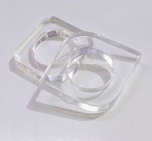 Servilleteros acrílicos transparentes de calidad superior con bordes cortados para bodas y decoraciones de mesa de restaurante - Product Image 6