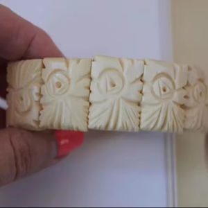 Bracelets en os naturel pour femmes et filles, design animal sculpté à la main, couleur personnalisée, imperméable, bijoux de mode de haute qualité - Product Image 3